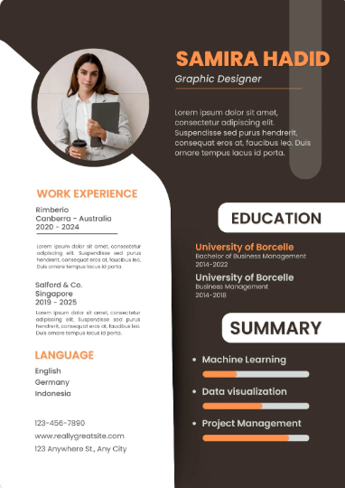 Professional CV Sample 47